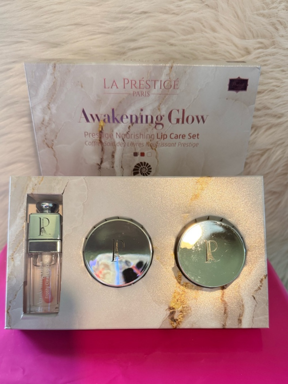 Mother’s Day SALE! Awakening Glow Lip Care Set - Gold & Pink